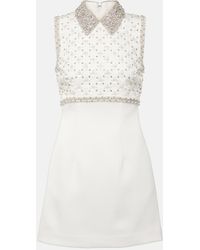 Rebecca Vallance - Bridal Delaney Embellished Minidress - Lyst