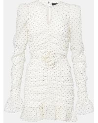 ROTATE BIRGER CHRISTENSEN - Vestido Corto Estampado - Lyst