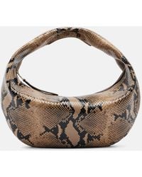 KHAITE - Olivia Medium Snake-Effect Leather Tote Bag - Lyst