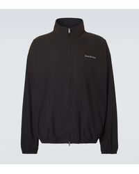 Acne Studios - Logo Cotton Poplin Jacket - Lyst