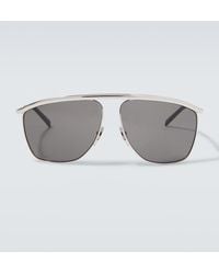 Saint Laurent - Sl 820 Victoire Aviator Sunglasses - Lyst