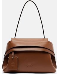Tod's - Wave Medium Leather Shoulder Bag - Lyst