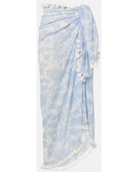 Heidi Klein - Pareo De Algodon Y Seda Paisley - Lyst