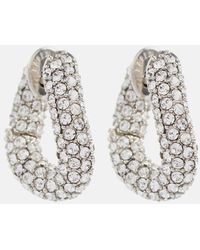 Balenciaga - Crystal-embellished Earrings - Lyst