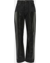 Agolde - Ryder Patchwork High-rise Straight Jeans - Lyst