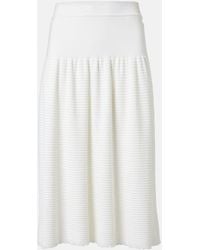 Loro Piana - Falda Midi Dora Baltea De Seda Y Algodon - Lyst