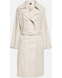 A.P.C. - Irene Cotton-blend Trench Coat - Lyst