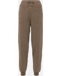 Loro Piana - Cocooning Cotton And Cashmere-blend Sweatpants - Lyst