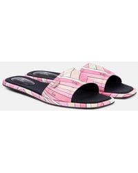 PUCCI - Iride Twill Sandals - Lyst