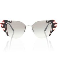 prada flame glasses