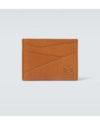 Loewe - Puzzle Leather Cardholder - Lyst