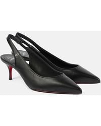 Christian Louboutin - Sporty Kate 55 Leather Slingback Pump - Lyst