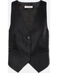 Dorothee Schumacher - Modern Sophistication Pinstripe Wool Vest - Lyst