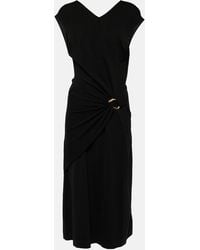 Jil Sander - Virgin Wool Midi Dress - Lyst