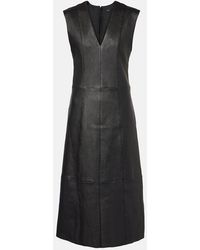 JOSEPH - Midikleid Kosma Aus Leder - Lyst