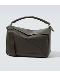 Loewe - Tote Bag Puzzle Large Aus Leder - Lyst
