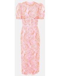 Rebecca Vallance - Maribella Lace Corset Dress - Lyst
