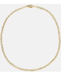 Octavia Elizabeth - Blossom 18kt Gold Necklace With Diamonds - Lyst