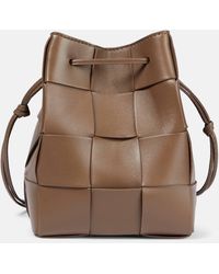 Bottega Veneta - Cassette Small Leather Bucket Bag - Lyst