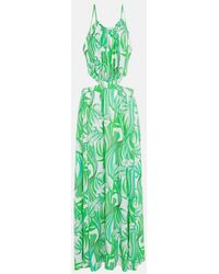 Melissa Odabash - Arabella Printed Maxi Dress - Lyst
