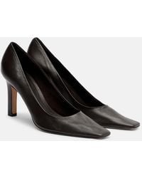 The Row - Carla 80 Leather Pumps - Lyst