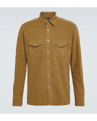 Tom Ford - Camicia in velluto a coste - Lyst
