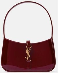 Saint Laurent - Mini Patent Leather Top-Handle Bag - Lyst