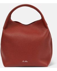 Loro Piana - Bale Medium Leather Tote Bag - Lyst