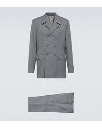 Gucci Anzug aus einem Wollgemisch - Grau
