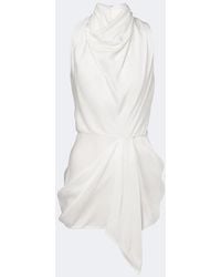 Givenchy - Draped Satin Top - Lyst