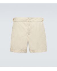 Orlebar Brown Setter Gt Stripe Swimming Shorts in Racing Green 