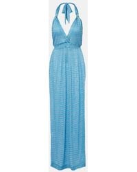 Melissa Odabash - Mariah Lame Maxi Dress - Lyst