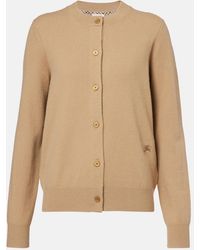 Burberry - Cashmere-Blend Cardigan - Lyst