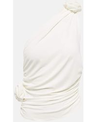 Magda Butrym - One-Shoulder Jersey Top - Lyst