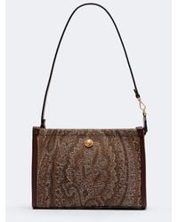 Etro - Arnica Small Coated Canvas Top Handle Bag - Lyst