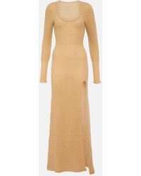 Jacquemus - Vestido Largo La Robe Dao En Mezcla De Mohair - Lyst