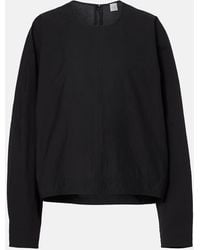 TOTEME - Longsleeve Aus Einem Baumwollgemisch - Lyst