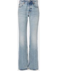 Saint Laurent - Jeans Regular Nico A Vita Alta - Lyst