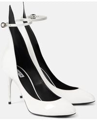 Alaïa - Patent Leather Decollete Pumps 90 - Lyst