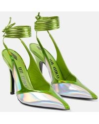 The Attico - Venus Leather Pumps - Lyst