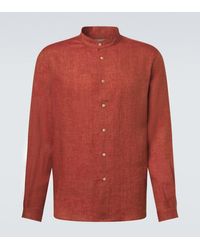 Brunello Cucinelli - Linen Shirt - Lyst