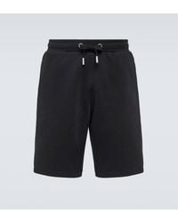 Ami Paris - Ami De Cour Cotton Fleece Bermuda Shorts - Lyst