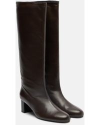 TOTEME - Downtown Leather Knee-High Boots - Lyst