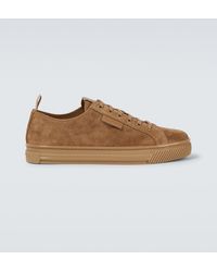 Gianvito Rossi - Low Top Suede Sneakers - Lyst