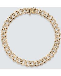 SHAY - Medium 18Kt Chain Bracelet With Diamonds - Lyst