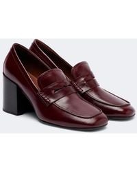 Dries Van Noten - Leather Penny Loafers - Lyst