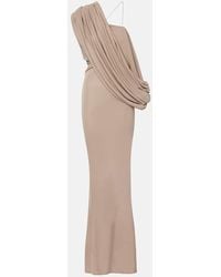 Christopher Esber - Aiba Draped One-Shoulder Jersey Gown - Lyst