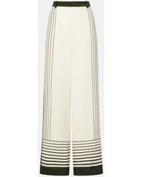 SIR. - Weite Hose Leilana Aus Crepe De Chine - Lyst