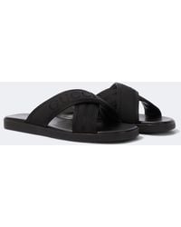 Gucci - Logo Jacquard Sandals - Lyst