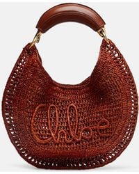 Chloé - X Made For A Summer Banana Small Raffia Shoulder Bag - Lyst